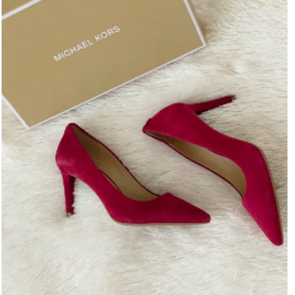 MICHAEL KORS Suede Pink Raspberry Pumps 🩷 - Picture 11 of 12